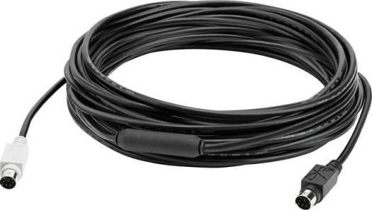 Logitech Group Extended Cable, 10M Cable Length, Mini-DIN-6 Connection Type, For Large Conference Rooms, Black | 939-001487 - eBuy UAE